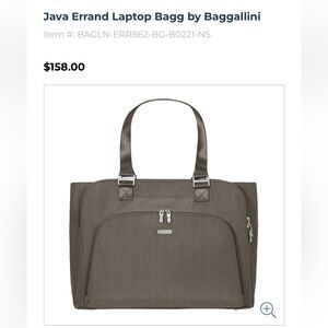 Baggallini Java Errand Laptop Work/Overnight Bag